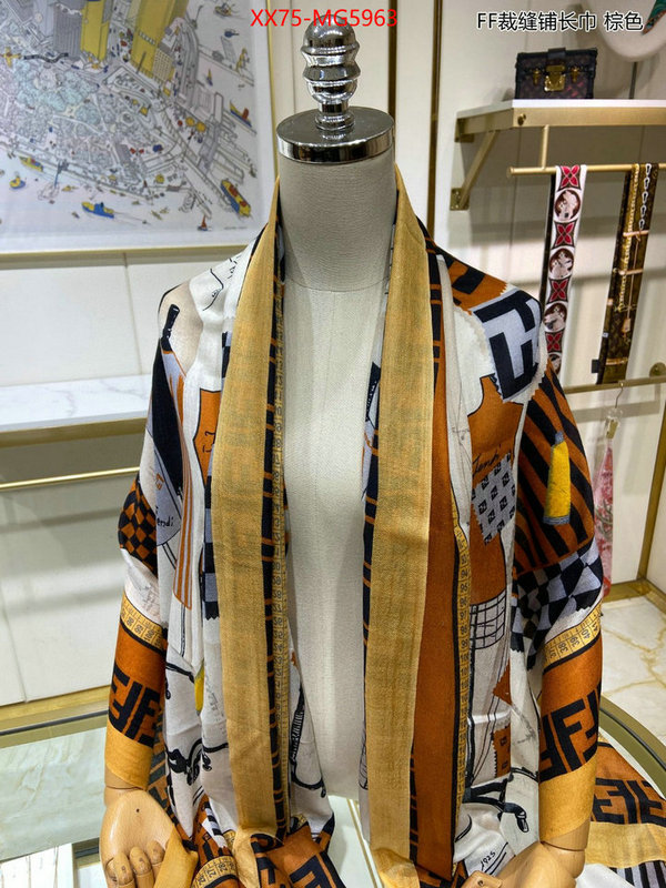 Scarf-Fendi luxury fashion replica designers ID: MG5963 $: 75USD