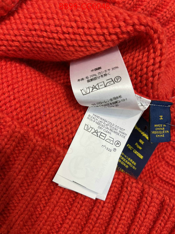 Clothing-Polo Ralph Lauren aaaaa class replica ID: CG6048 $: 99USD