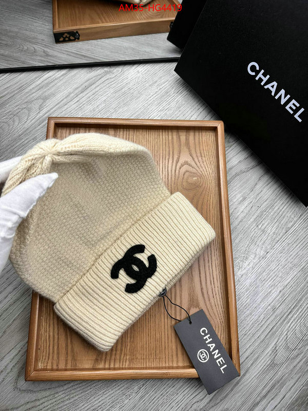 Cap (Hat)-Chanel fashion designer ID: HG4419 $: 35USD