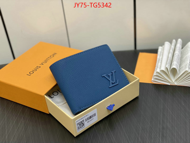 LV Bags(TOP)-Wallet online from china designer ID: TG5342 $: 75USD