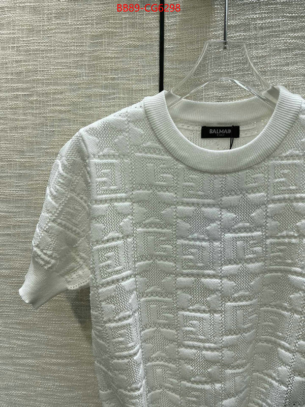 Clothing-Balmain 1:1 replica ID: CG6298 $: 89USD