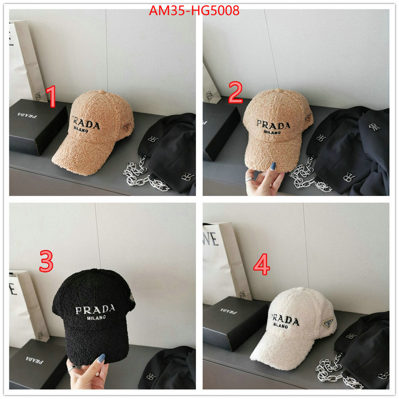 Cap (Hat)-Prada aaaaa quality replica ID: HG5008 $: 35USD