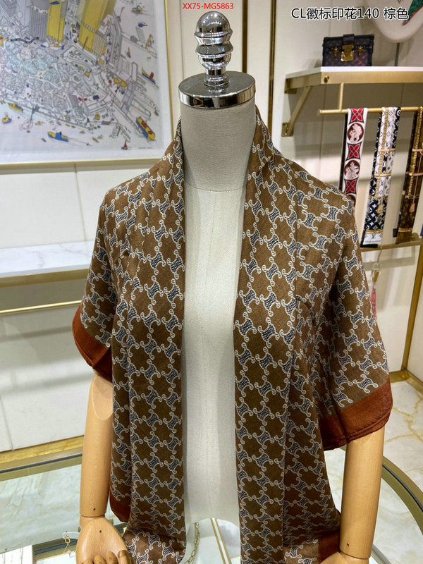 Scarf-CELINE shop cheap high quality 1:1 replica ID: MG5863 $: 75USD