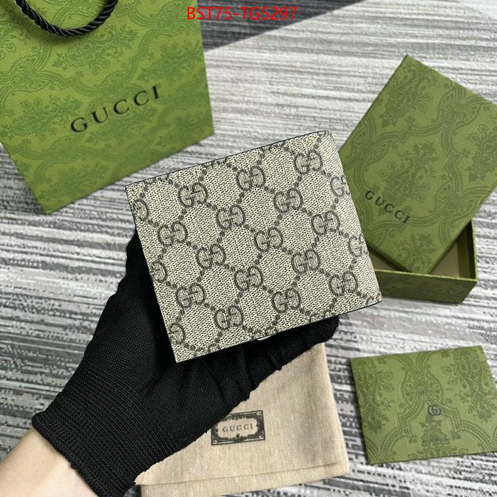 Gucci Bags(TOP)-Wallet- replica designer ID: TG5297 $: 75USD,