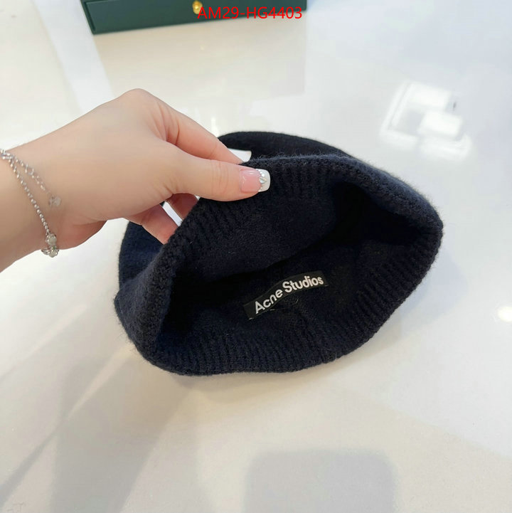 Cap(Hat)-Acne Studios aaaaa+ replica ID: HG4403 $: 29USD