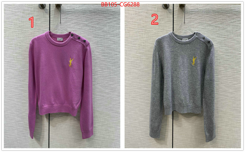 Clothing-YSL replica aaaaa+ designer ID: CG6288 $: 105USD