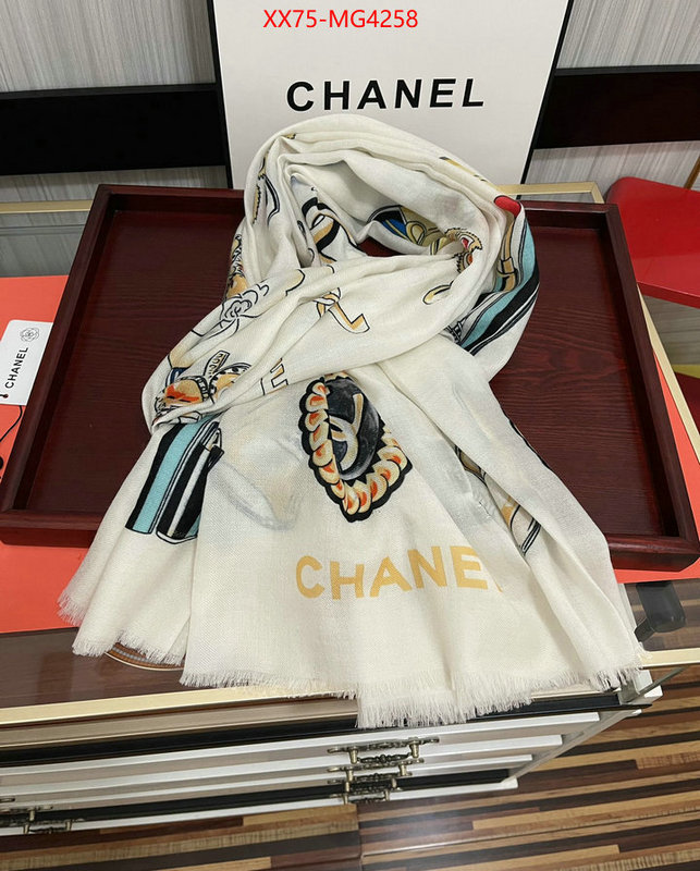 Scarf-Chanel how to buy replcia ID: MG4258 $: 75USD