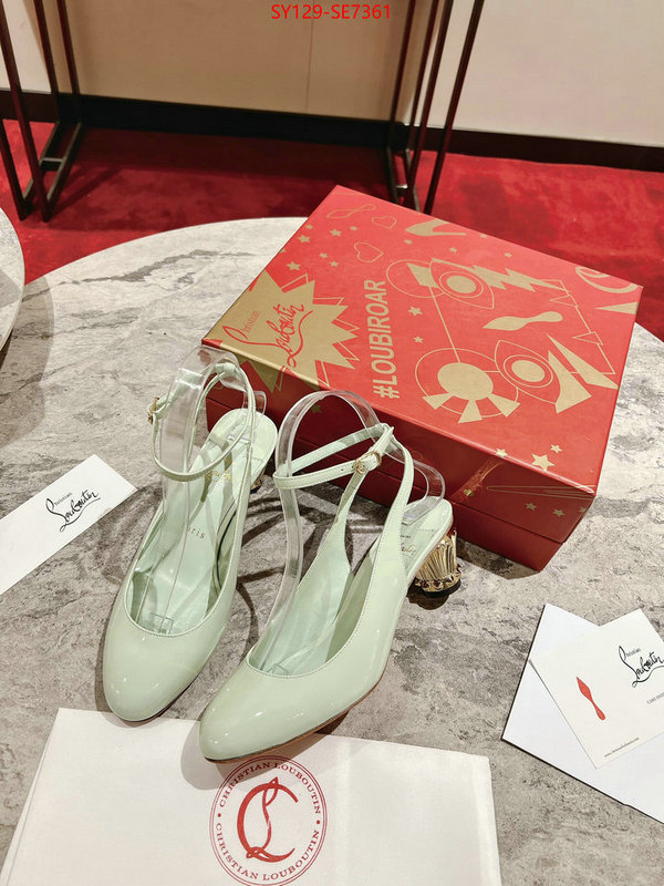 Women Shoes-Christian Louboutin top fake designer ID: SE7361 $: 129USD