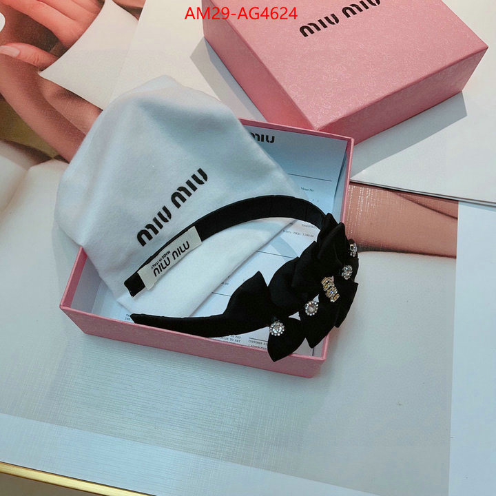 Hair band-MIU MIU flawless ID: AG4624 $: 29USD