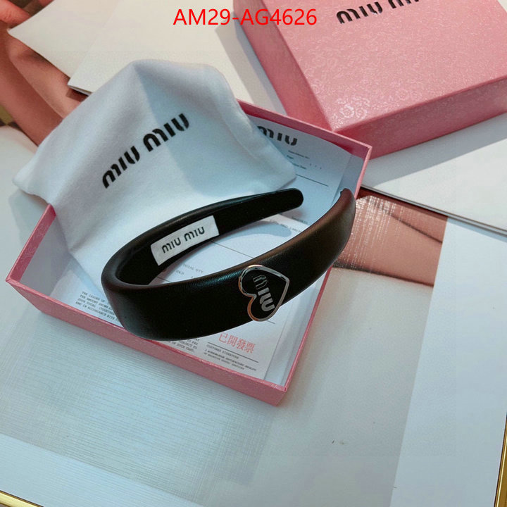 Hair band-MIU MIU find replica ID: AG4626 $: 29USD