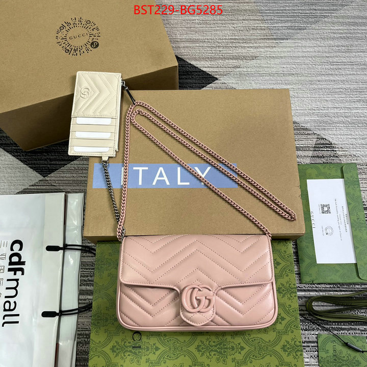 Gucci Bags(TOP)-Marmont where to buy replicas ID: BG5285 $: 229USD,