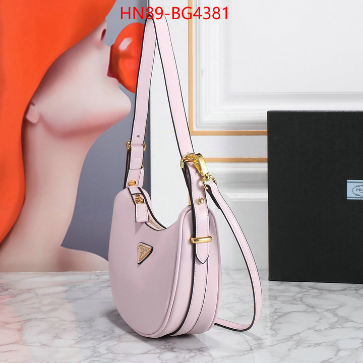 Prada Bags (4A)-Diagonal- buy high-quality fake ID: BG4381 $: 89USD,