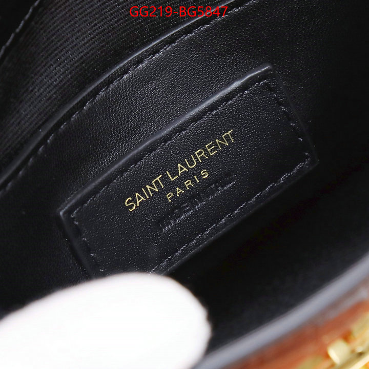 YSL Bags(TOP)-Diagonal- best fake ID: BG5847 $: 219USD