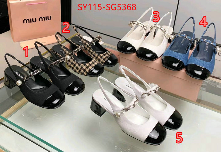Women Shoes-Miu Miu luxury 7 star replica ID: SG5368 $: 115USD
