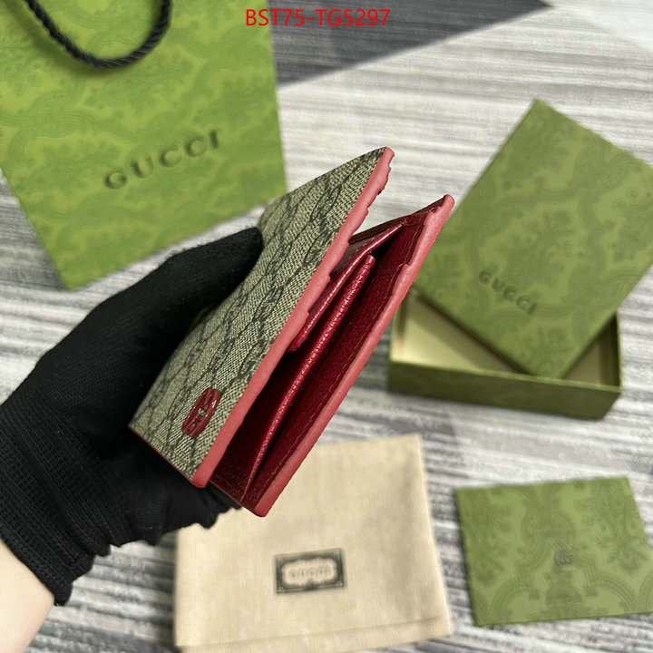 Gucci Bags(TOP)-Wallet- replica designer ID: TG5297 $: 75USD,