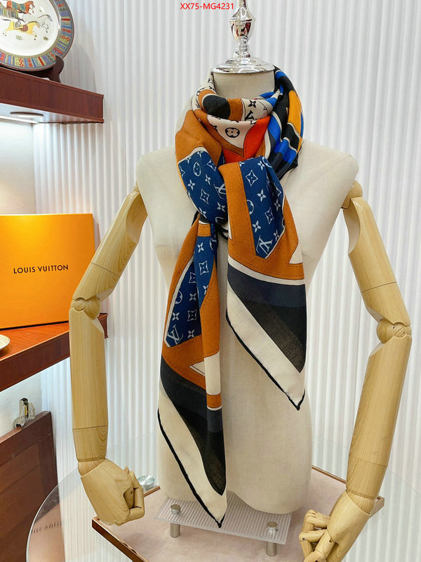 Scarf-LV sale outlet online ID: MG4231 $: 75USD