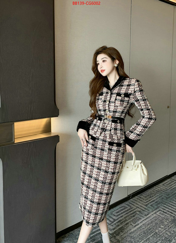 Clothing-Chanel buy cheap ID: CG6002 $: 139USD