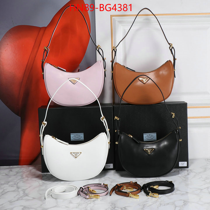 Prada Bags (4A)-Diagonal- buy high-quality fake ID: BG4381 $: 89USD,