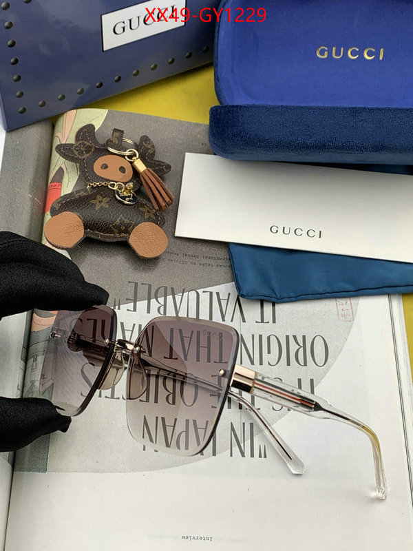 Glasses-Gucci wholesale imitation designer replicas ID: GY1229 $: 49USD