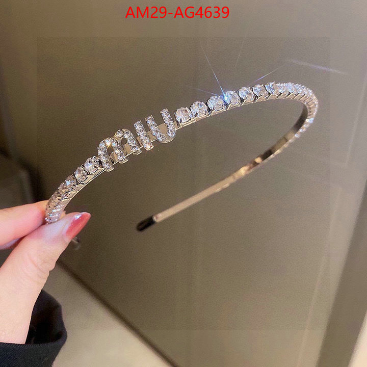 Hair band-MIU MIU first copy ID: AG4639 $: 29USD