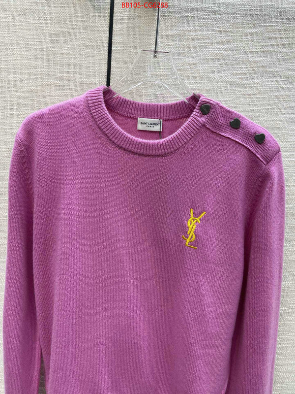 Clothing-YSL replica aaaaa+ designer ID: CG6288 $: 105USD