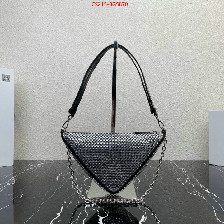 Prada Bags (TOP)-Triangle quality aaaaa replica ID: BG5870 $: 215USD,