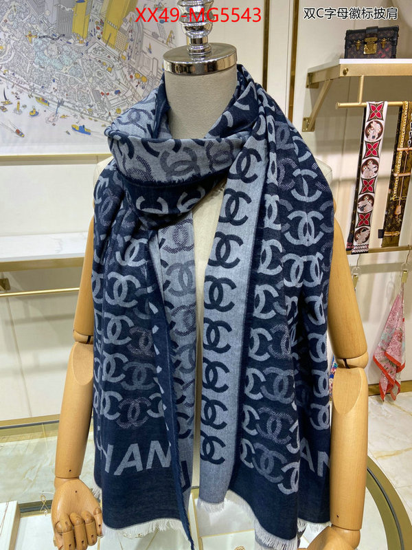 Scarf-Chanel highest product quality ID: MG5543 $: 49USD