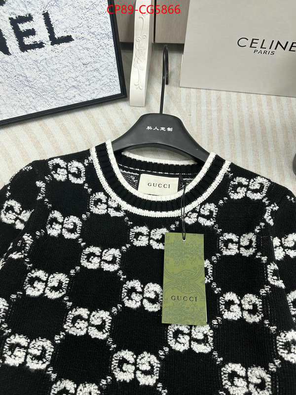 Clothing-Gucci replica 1:1 high quality ID: CG5866 $: 89USD