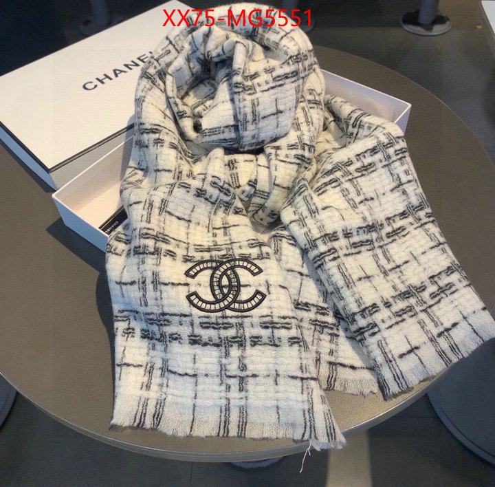 Scarf-Chanel high quality customize ID: MG5551 $: 75USD