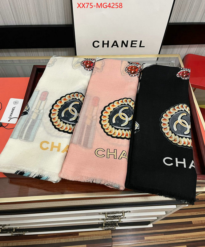 Scarf-Chanel how to buy replcia ID: MG4258 $: 75USD