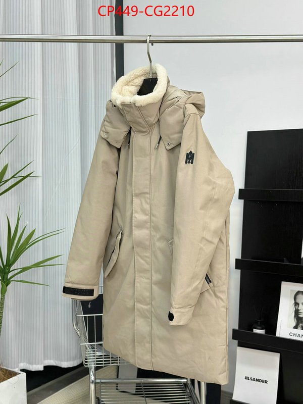 Down jacket Men-Mackage found replica ID: CG2210 $: 449USD