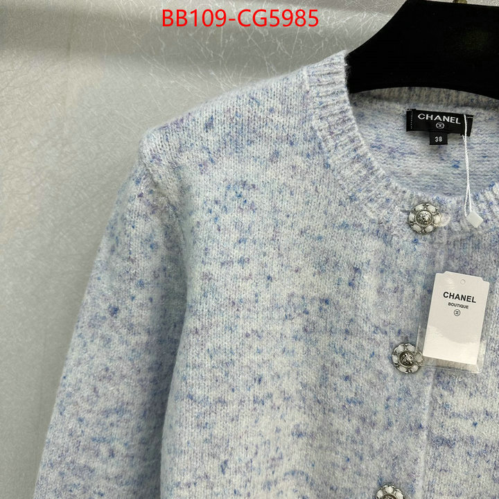 Clothing-Chanel how to find designer replica ID: CG5985 $: 109USD