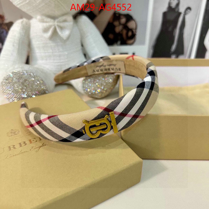 Hair band-Burberry buy luxury 2023 ID: AG4552 $: 29USD