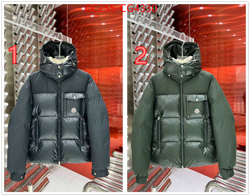 Down jacket Men-Moncler highest product quality ID: CG4330 $: 255USD