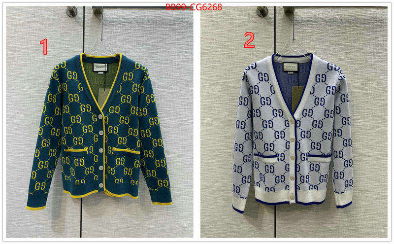 Clothing-Gucci luxury 7 star replica ID: CG6268 $: 99USD