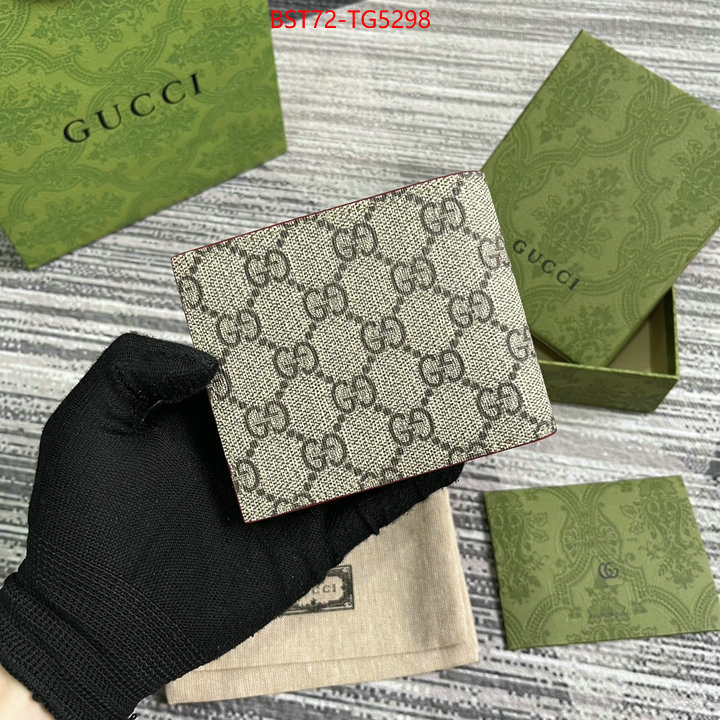 Gucci Bags(TOP)-Wallet- replica aaaaa designer ID: TG5298 $: 72USD,