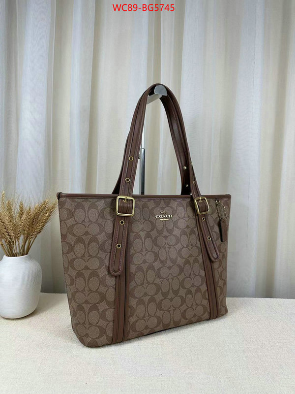 Coach Bags(4A)-Handbag- buy best quality replica ID: BG5745 $: 89USD,