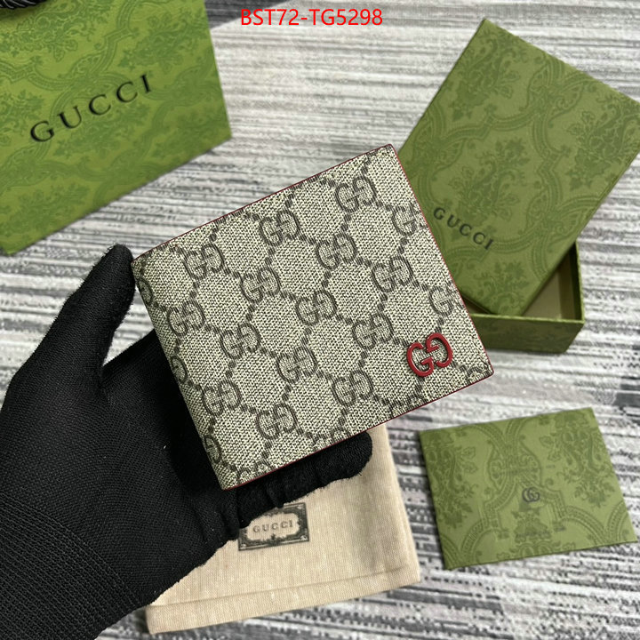 Gucci Bags(TOP)-Wallet- replica aaaaa designer ID: TG5298 $: 72USD,