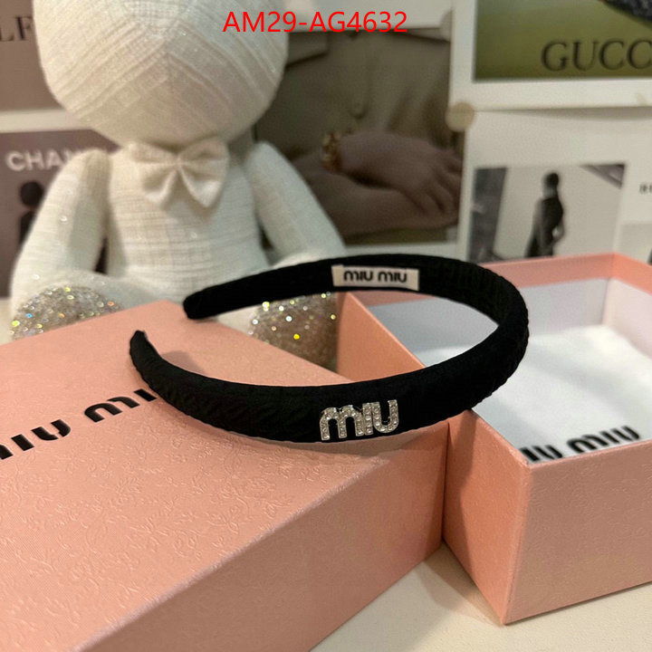 Hair band-MIU MIU how to find replica shop ID: AG4632 $: 29USD