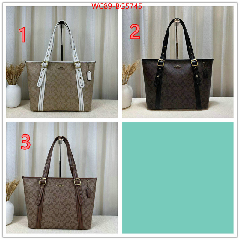 Coach Bags(4A)-Handbag- buy best quality replica ID: BG5745 $: 89USD,