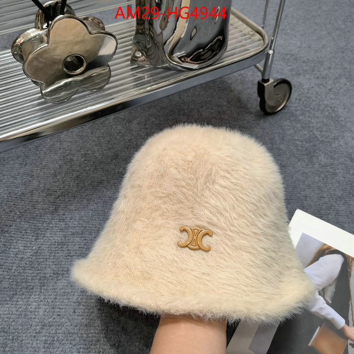 Cap(Hat)-Celine luxury 7 star replica ID: HG4944 $: 29USD