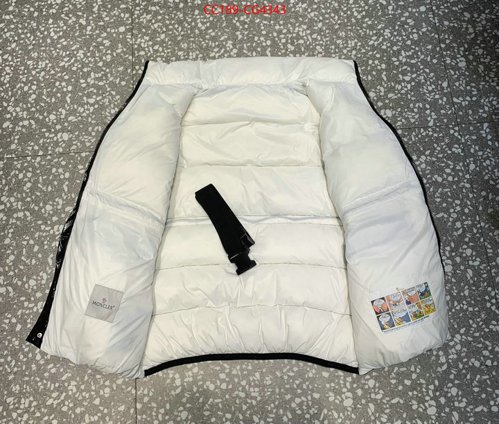 Down jacket Women-Moncler customize best quality replica ID: CG4343 $: 189USD