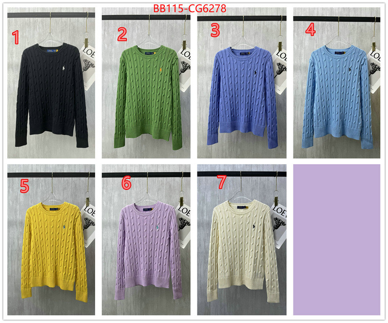 Clothing-Polo Ralph Lauren top perfect fake ID: CG6278 $: 115USD