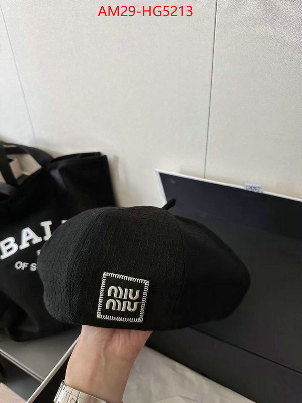 Cap(Hat)-Miu Miu high quality designer replica ID: HG5213 $: 29USD