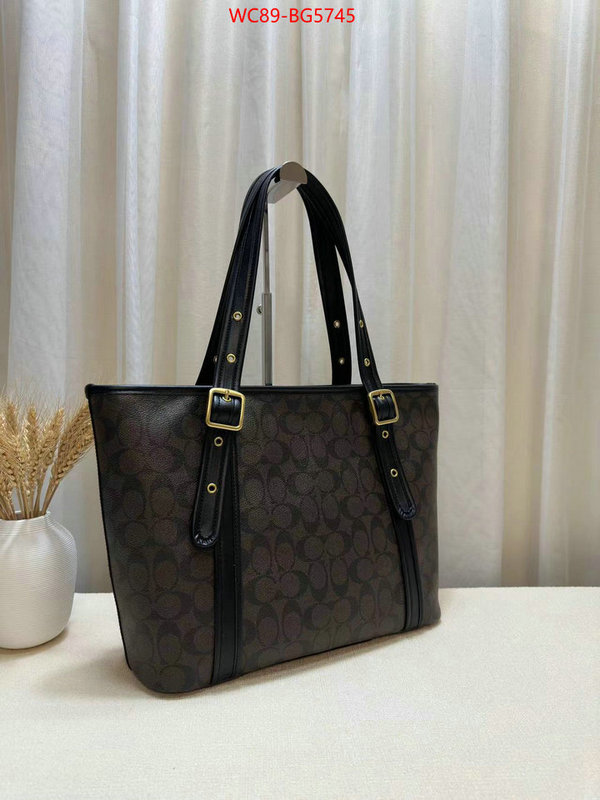 Coach Bags(4A)-Handbag- buy best quality replica ID: BG5745 $: 89USD,