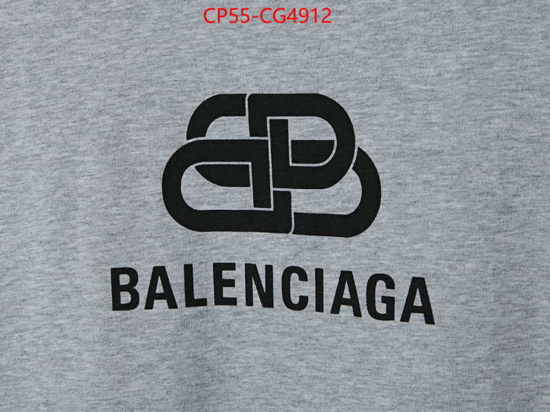 Clothing-Balenciaga replcia cheap from china ID: CG4912 $: 55USD