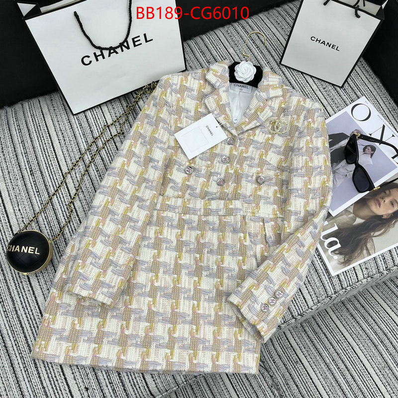 Clothing-Chanel the highest quality fake ID: CG6010 $: 189USD