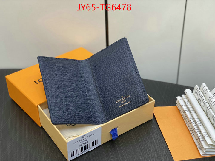 LV Bags(TOP)-Wallet high quality replica ID: TG6478 $: 65USD,