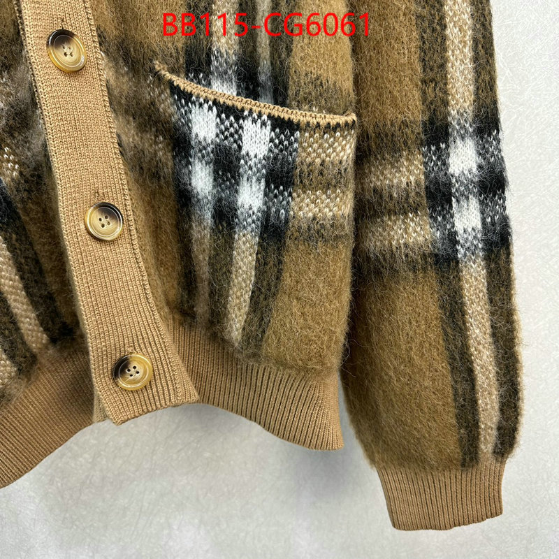 Clothing-Burberry wholesale designer shop ID: CG6061 $: 115USD