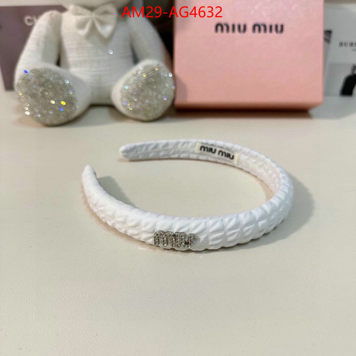 Hair band-MIU MIU how to find replica shop ID: AG4632 $: 29USD